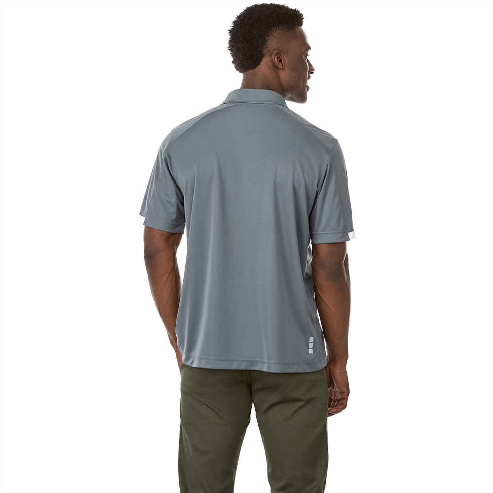 Kiso Short Sleeve Polo - Mens – Polo Shirts – Apparel Range – available in Black/White, Navy/White, Red/Steel Grey, Steel Grey/White and White/Steel Grey – thumbnail 9 of 21