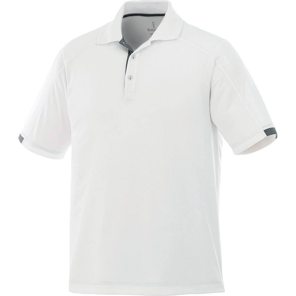 Kiso Short Sleeve Polo - Mens – Polo Shirts – Apparel Range – available in Black/White, Navy/White, Red/Steel Grey, Steel Grey/White and White/Steel Grey – thumbnail 5 of 21