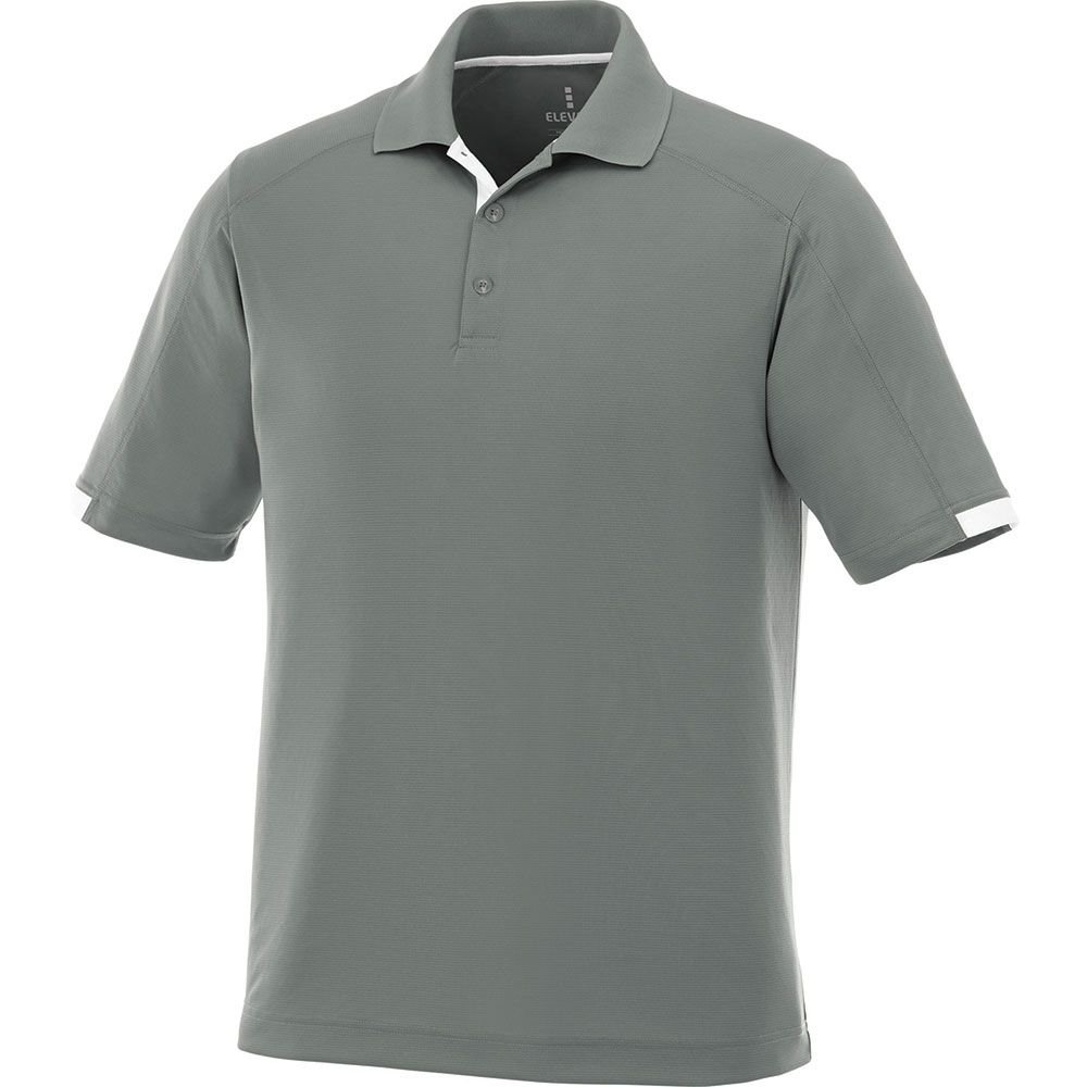 Kiso Short Sleeve Polo - Mens – Polo Shirts – Apparel Range – available in Black/White, Navy/White, Red/Steel Grey, Steel Grey/White and White/Steel Grey – thumbnail 2 of 21
