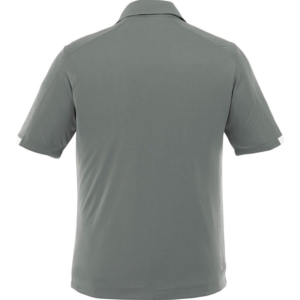 Kiso Short Sleeve Polo - Mens – Polo Shirts – Apparel Range – available in Black/White, Navy/White, Red/Steel Grey, Steel Grey/White and White/Steel Grey – thumbnail 12 of 21