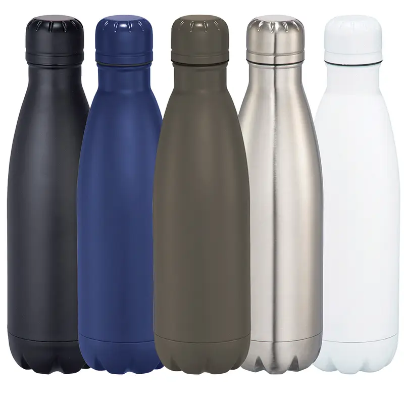 Copper Vacuum Insulated Bottle 500ml – Drink Bottles – available in black, blue, grey, silver colours