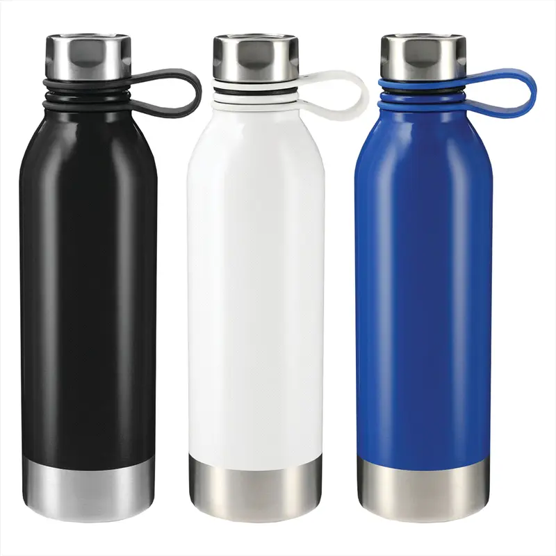 Perth 750ml Stainless Sports Bottle – Drink Bottles – available in black, blue colours