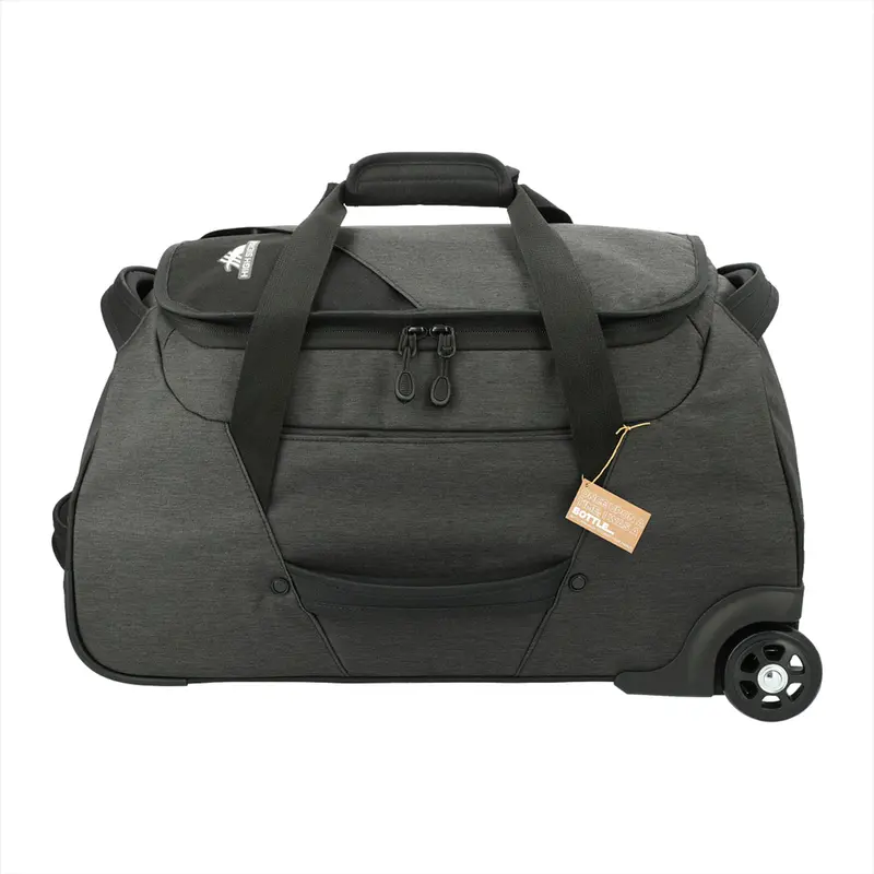 High Sierra Forester RPET 22" 52L Wheeled Duffel – Duffle/Sports Bags – available in grey colour