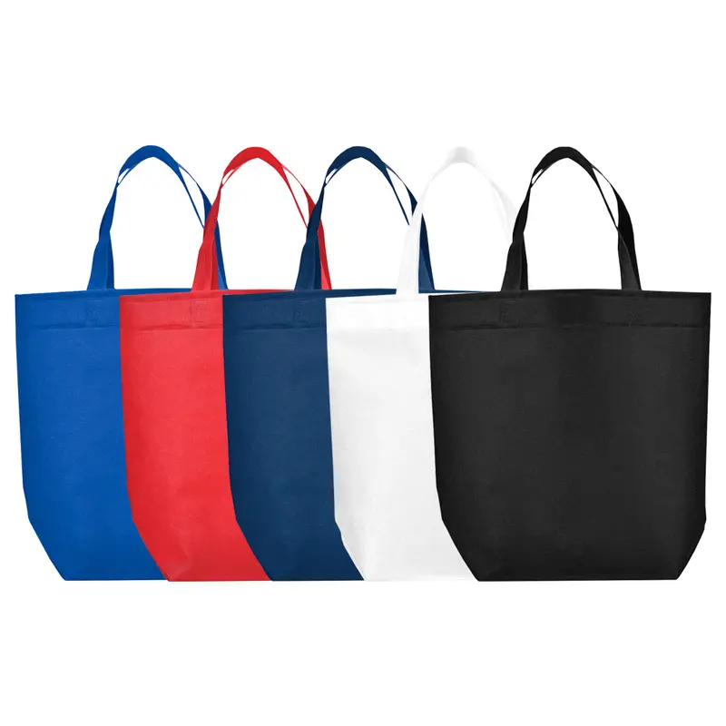 Challenger Non-Woven Shopper Tote – Shoppers – available in black, blue, red, white colours
