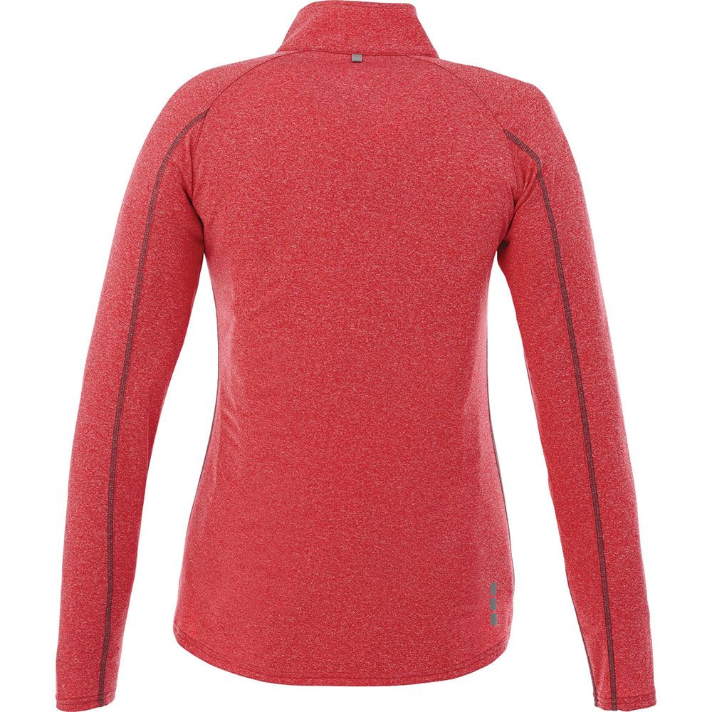 Taza Knit Quarter Zip - Womens – Pullovers – Apparel Range – available in Aspen Blue Heather, Heather Dark Charcoal, Silver Heather and Team Red – thumbnail 16 of 24