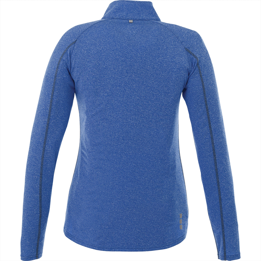 Taza Knit Quarter Zip - Womens – Pullovers – Apparel Range – available in Aspen Blue Heather, Heather Dark Charcoal, Silver Heather and Team Red – thumbnail 19 of 24