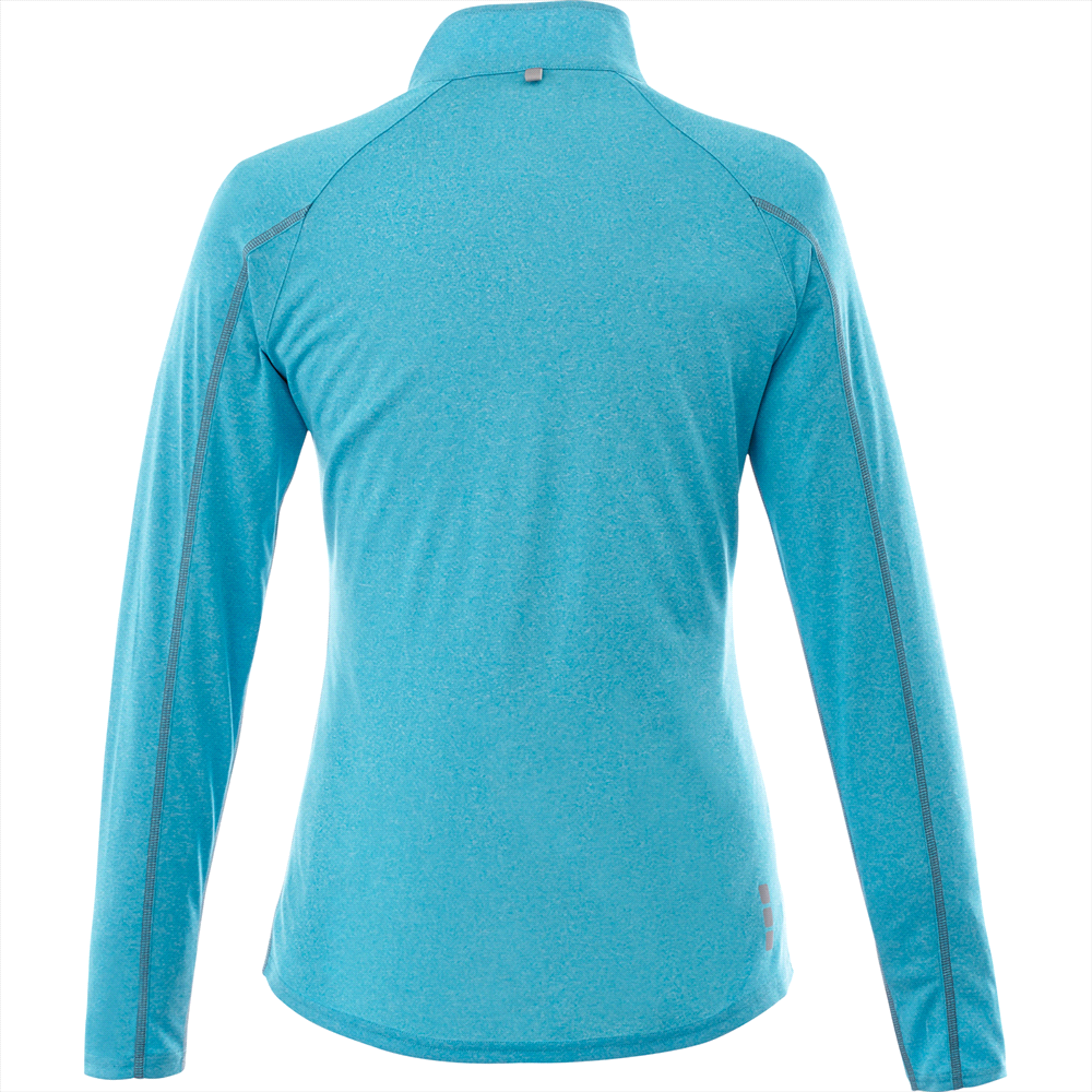 Taza Knit Quarter Zip - Womens – Pullovers – Apparel Range – available in Aspen Blue Heather, Heather Dark Charcoal, Silver Heather and Team Red – thumbnail 18 of 24