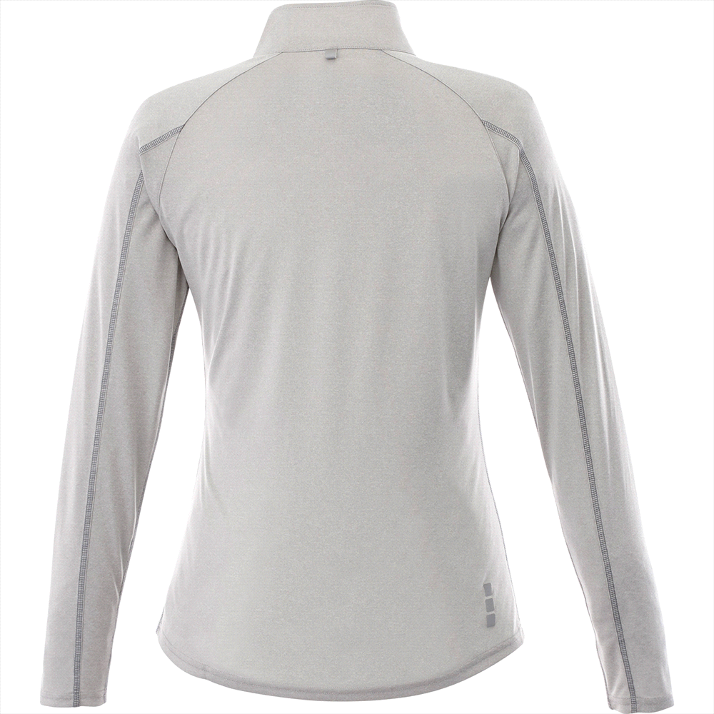 Taza Knit Quarter Zip - Womens – Pullovers – Apparel Range – available in Aspen Blue Heather, Heather Dark Charcoal, Silver Heather and Team Red – thumbnail 17 of 24