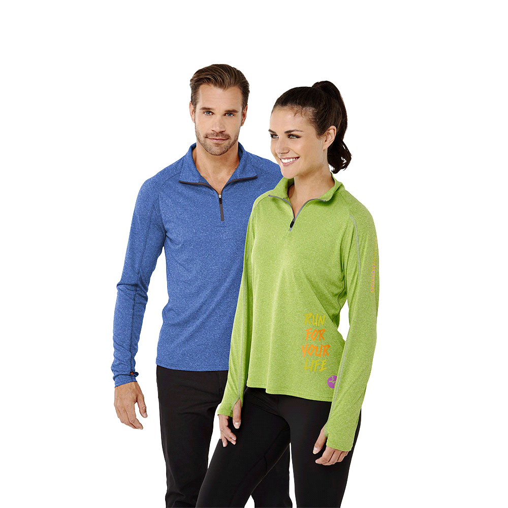 Taza Knit Quarter Zip - Womens – Pullovers – Apparel Range – available in Aspen Blue Heather, Heather Dark Charcoal, Silver Heather and Team Red – thumbnail 2 of 24