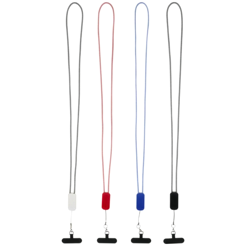 Anser Recycled Plastic Smartphone Lanyard w/ 27W 5-in-1 Built-in Cable