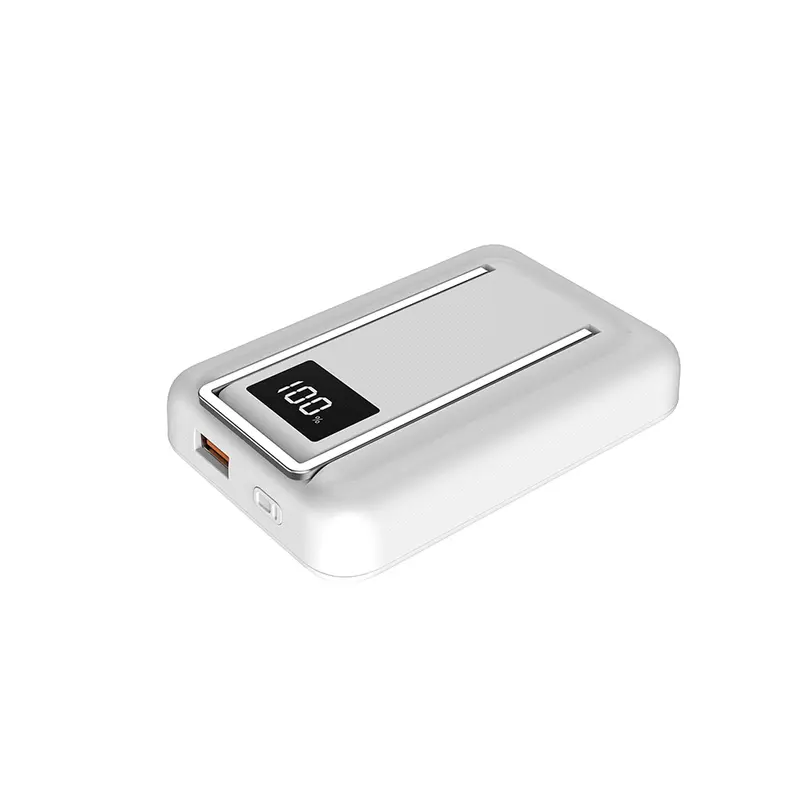 Magnetic Power Bank w/ Phone Stand 10000 mAh – Car Chargers – available in white colour