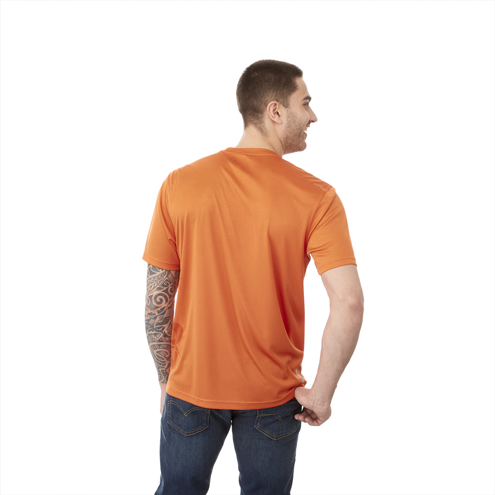 Omi Short Sleeve Tech Tee - Mens – T Shirts – Apparel Range – available in Forest Green, Heather Charcoal, Maroon, New Royal and 3 more – thumbnail 3 of 29