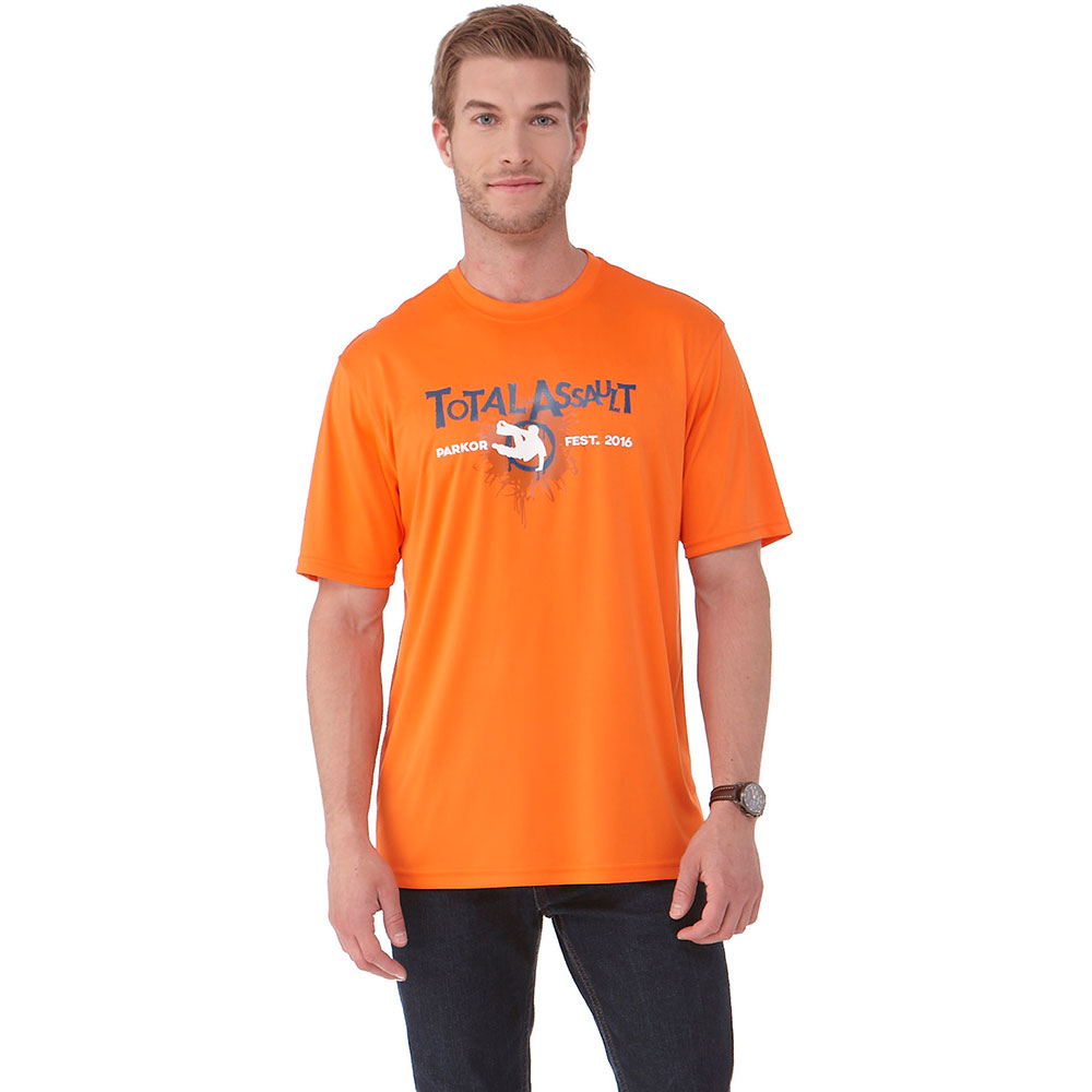 Omi Short Sleeve Tech Tee - Mens – T Shirts – Apparel Range – available in Forest Green, Heather Charcoal, Maroon, New Royal and 3 more – thumbnail 4 of 29