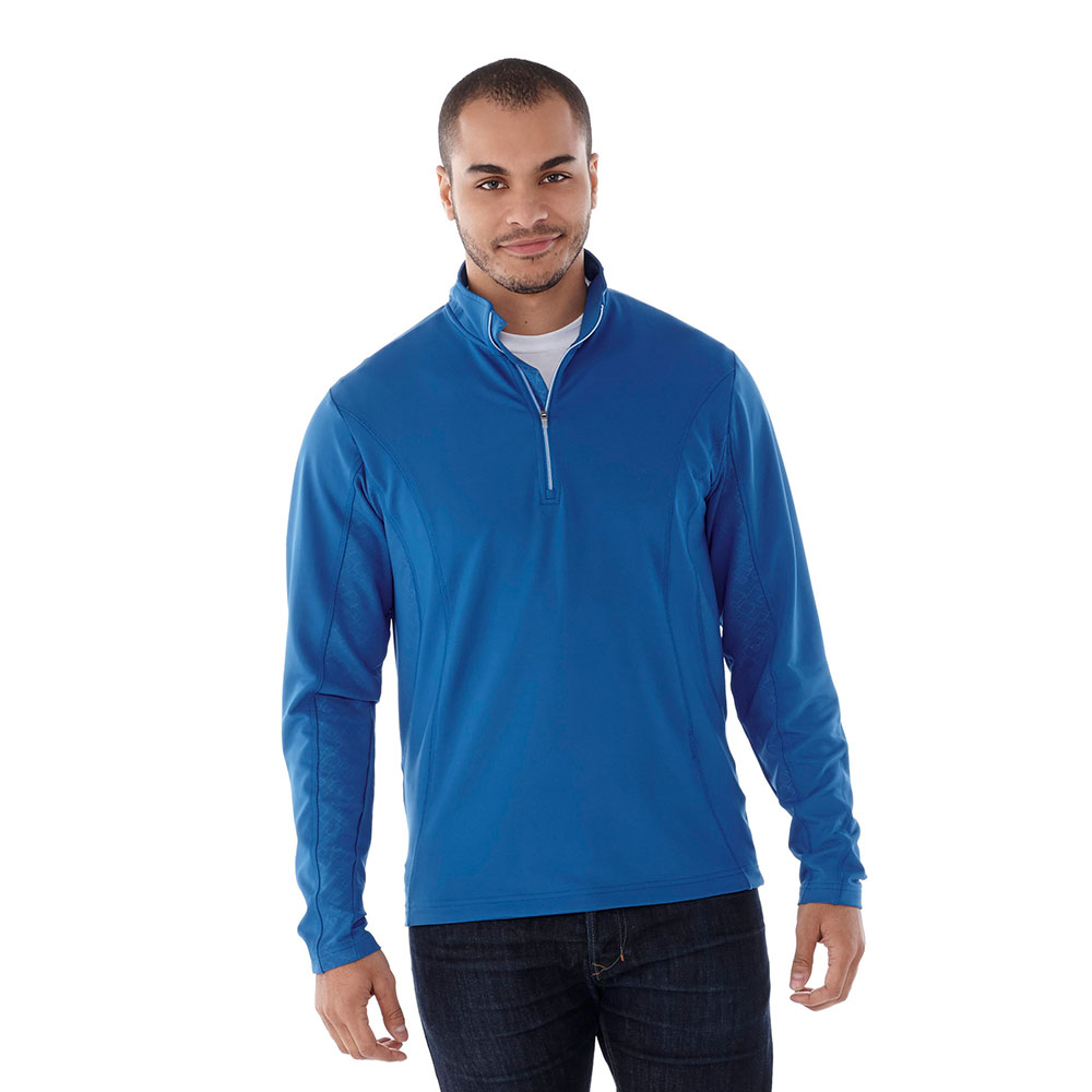 Caltech Knit Quarter Zip - Mens – Jackets – Apparel Range – available in Black, Navy, Steel Grey and Vintage Red – thumbnail 4 of 16