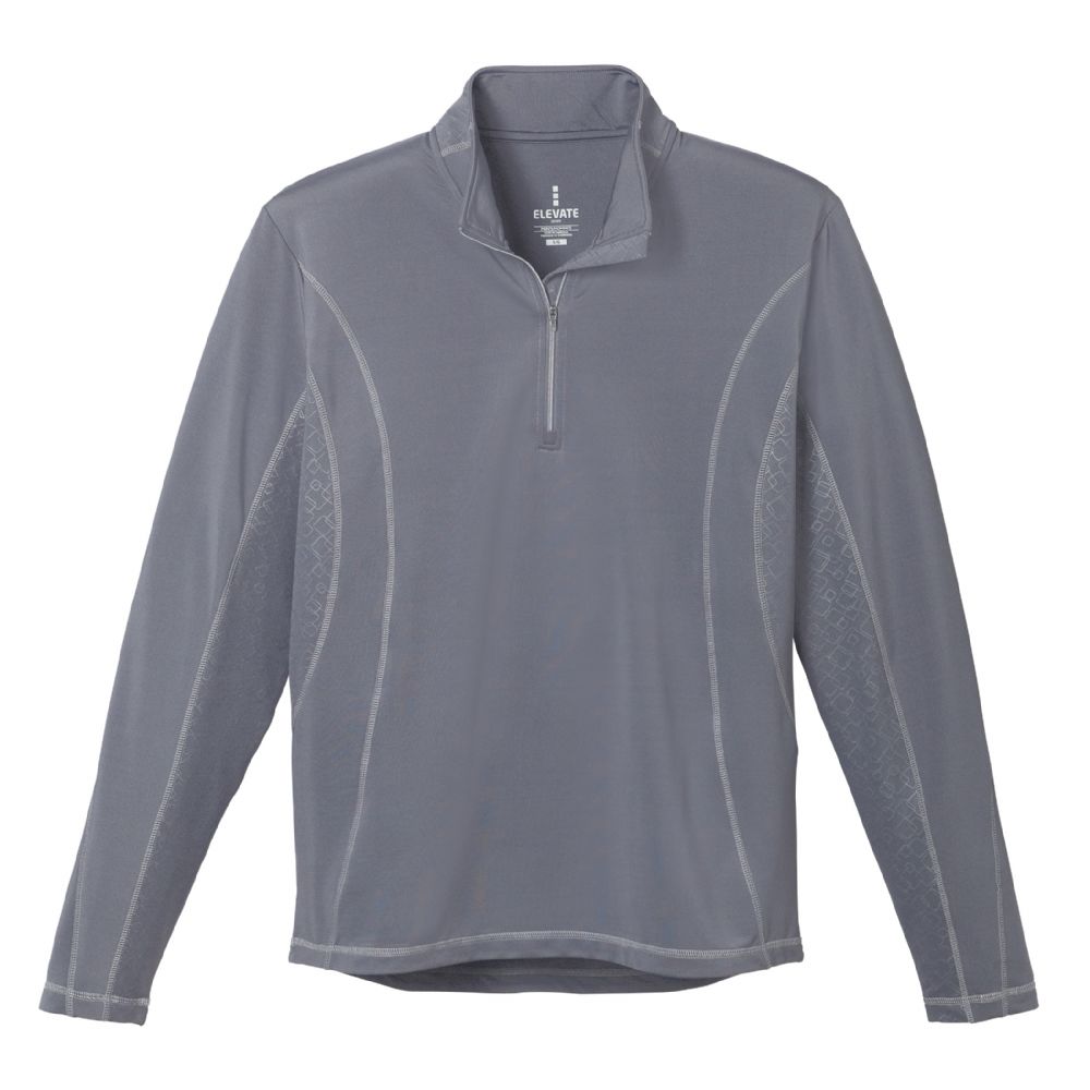 Caltech Knit Quarter Zip - Mens – Jackets – Apparel Range – available in Black, Navy, Steel Grey and Vintage Red – thumbnail 9 of 16