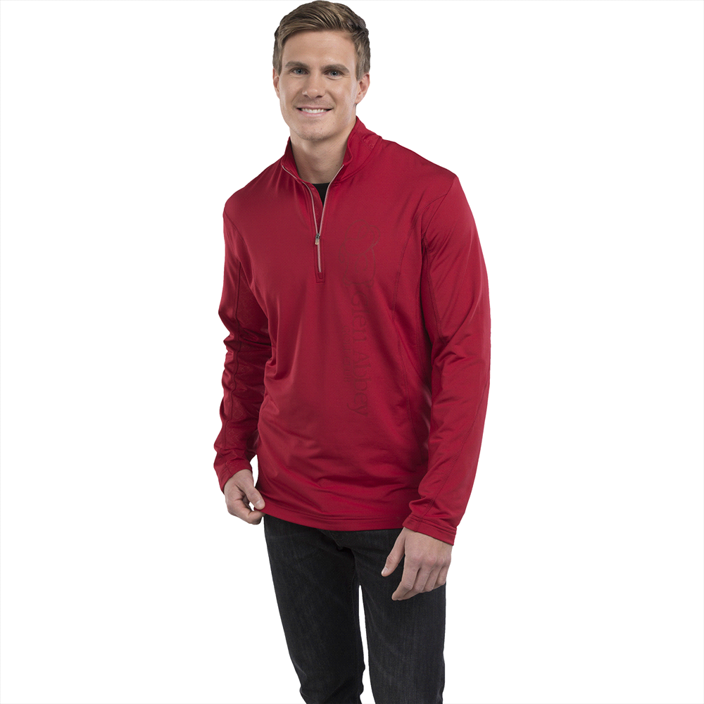 Caltech Knit Quarter Zip - Mens – Jackets – Apparel Range – available in Black, Navy, Steel Grey and Vintage Red – thumbnail 2 of 16