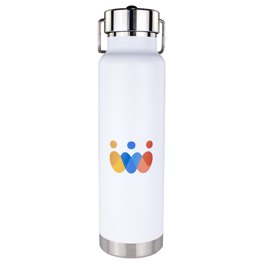 Thor Copper Vacuum Insulated Bottle 740ml Straw Lid – Drink Bottles – The Range – available in Black, Navy and White – thumbnail 23 of 23