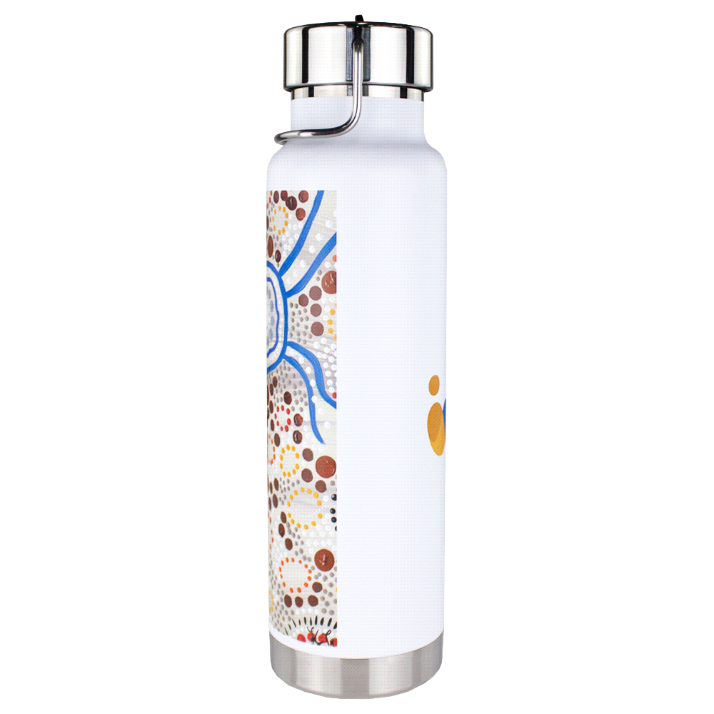 Thor Copper Vacuum Insulated Bottle 740ml Straw Lid – Drink Bottles – The Range – available in Black, Navy and White – thumbnail 22 of 23