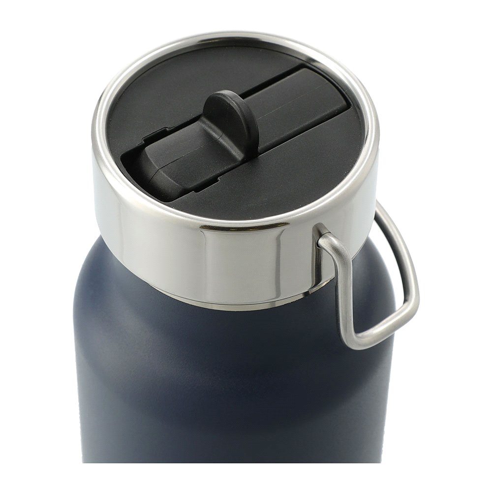 Thor Copper Vacuum Insulated Bottle 740ml Straw Lid – Drink Bottles – The Range – available in Black, Navy and White – thumbnail 20 of 23