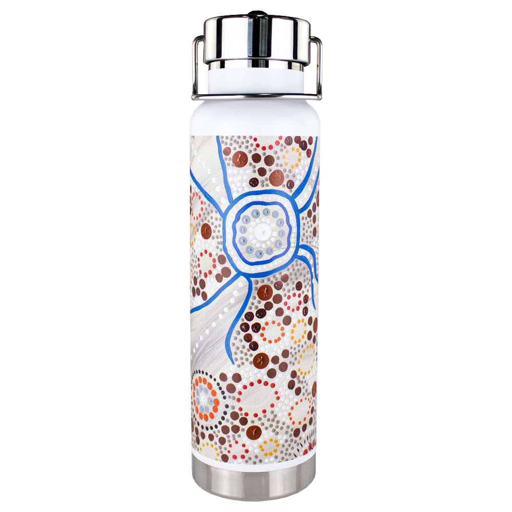 Thor Copper Vacuum Insulated Bottle 740ml Straw Lid – Drink Bottles – The Range – available in Black, Navy and White – thumbnail 21 of 23