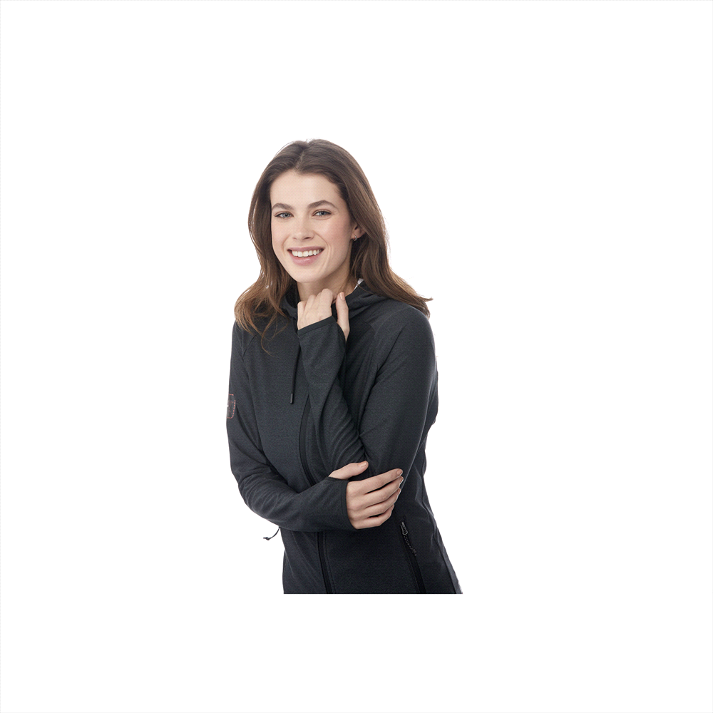 Kaiser Knit Jacket - Womens – Jackets – Apparel Range – available in Black Smoke Heather, Medium Grey Heather, Olympic Blue and Vintage Red – thumbnail 4 of 15