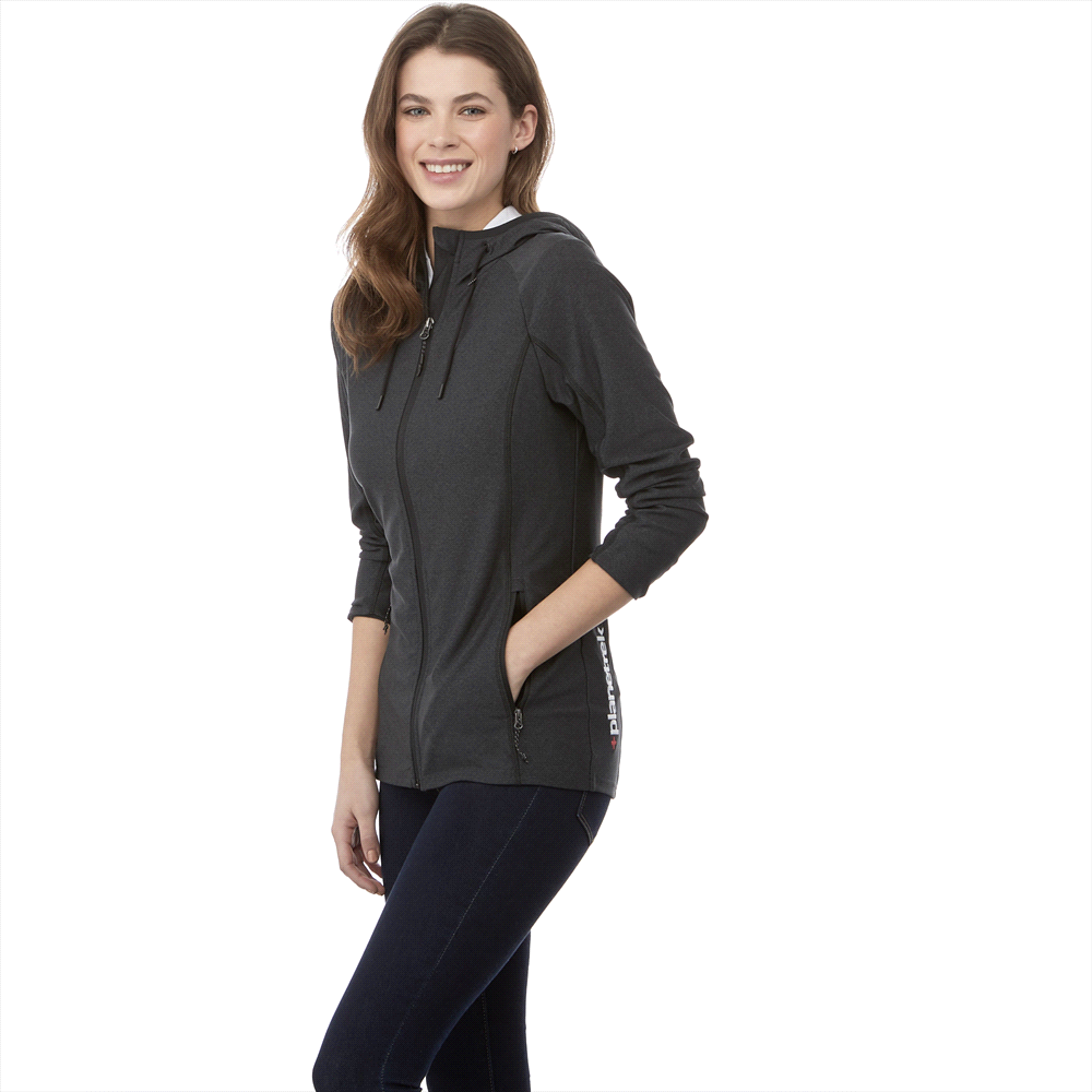 Kaiser Knit Jacket - Womens – Jackets – Apparel Range – available in Black Smoke Heather, Medium Grey Heather, Olympic Blue and Vintage Red – thumbnail 3 of 15