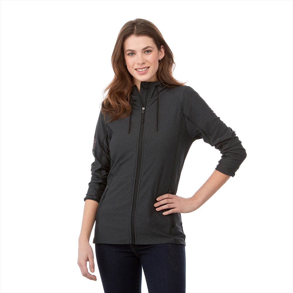 Kaiser Knit Jacket - Womens – Jackets – Apparel Range – available in Black Smoke Heather, Medium Grey Heather, Olympic Blue and Vintage Red – thumbnail 2 of 15