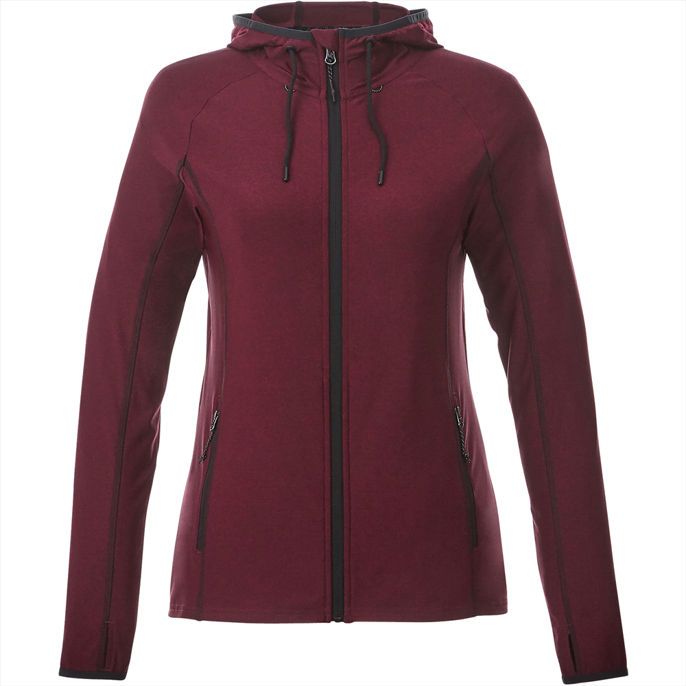 Kaiser Knit Jacket - Womens – Jackets – Apparel Range – available in Black Smoke Heather, Medium Grey Heather, Olympic Blue and Vintage Red – thumbnail 9 of 15