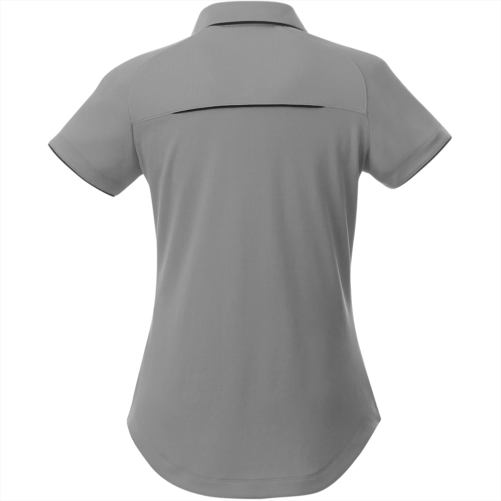 Remus Short Sleeve Polo - Womens – Polo Shirts – Apparel Range – available in Black/Quarry, Team Red/Black, Vintage Navy/Quarry, White/Quarry – thumbnail 8 of 10
