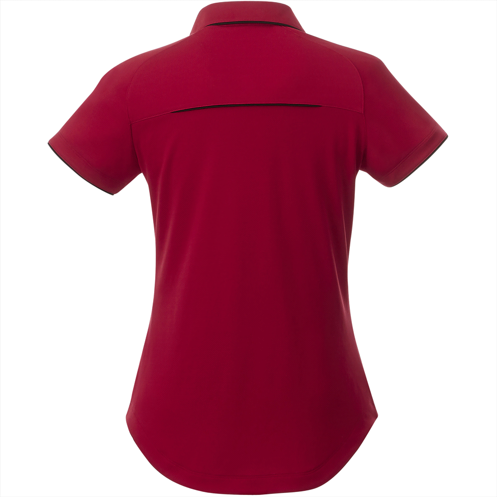 Remus Short Sleeve Polo - Womens – Polo Shirts – Apparel Range – available in Black/Quarry, Team Red/Black, Vintage Navy/Quarry, White/Quarry – thumbnail 10 of 10