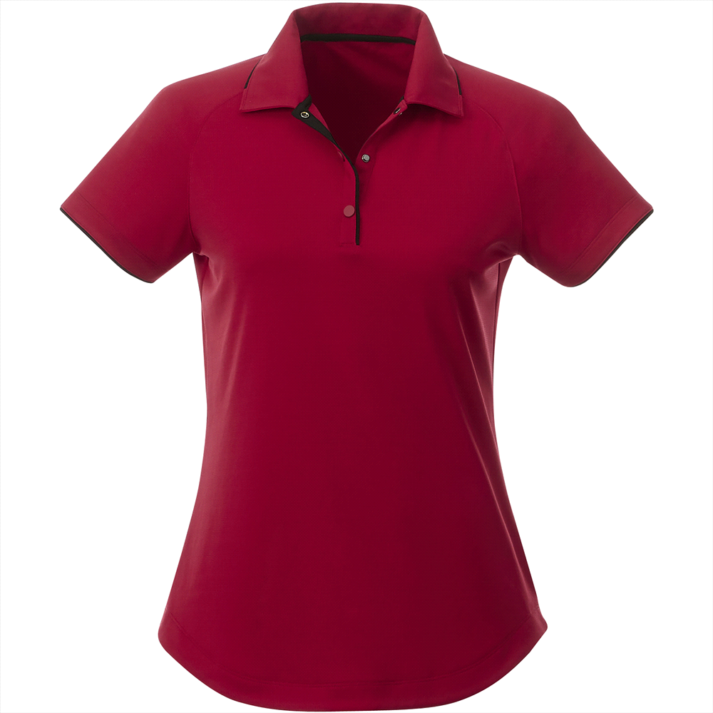 Remus Short Sleeve Polo - Womens – Polo Shirts – Apparel Range – available in Black/Quarry, Team Red/Black, Vintage Navy/Quarry, White/Quarry – thumbnail 6 of 10