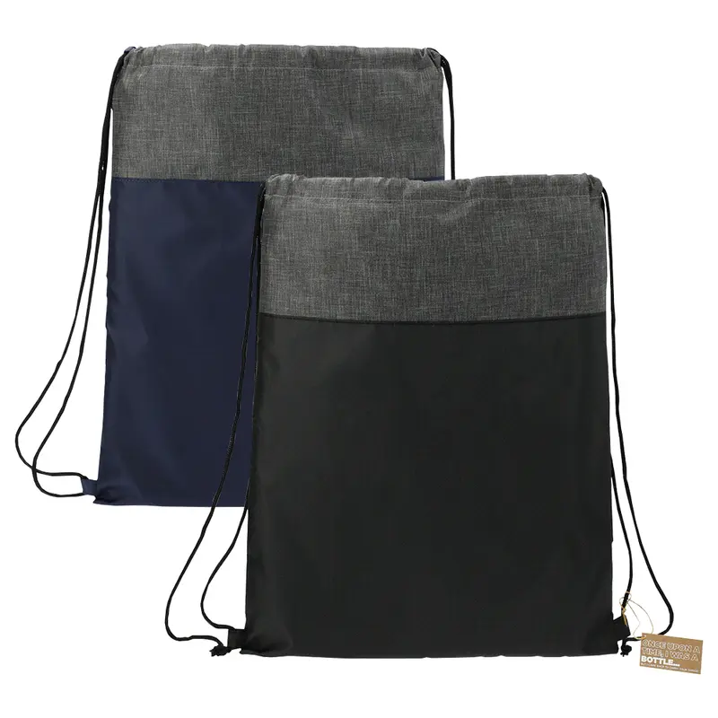 Ash Recycled Drawstring Bag – Drawstring Bags – available in black, blue colours
