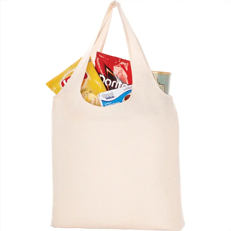 All-Purpose Cotton Canvas Tote – Shoppers – available in brown colour