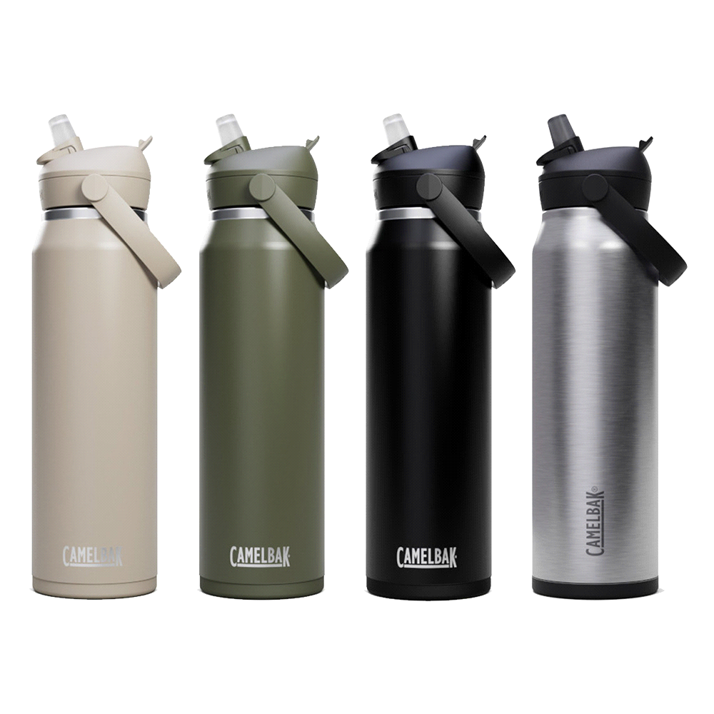 CamelBak - Thrive Flip Straw VSS 1.0L – Drink Bottles – The Range – available in Black, Moss, Stainless and Stone – thumbnail 1 of 22