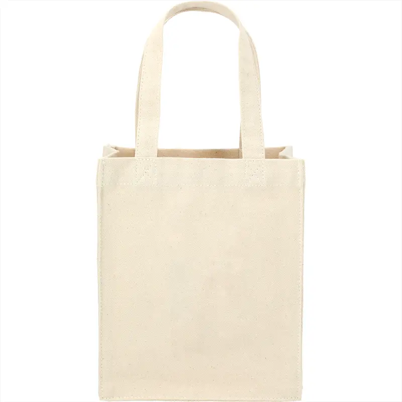 Mini Cotton Gift Tote 5L – Shoppers – available in brown colour