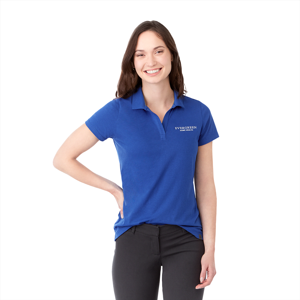 Somoto Eco Short Sleeve Polo - Womens – Polo Shirts – Apparel Range – available in Black, Heather Grey, New Royal, Vintage Red – thumbnail 8 of 24