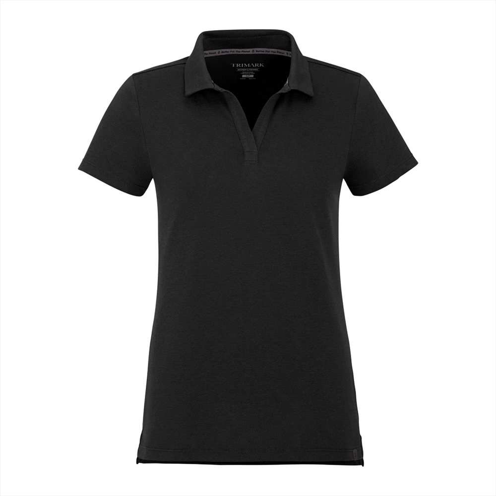 Somoto Eco Short Sleeve Polo - Womens – Polo Shirts – Apparel Range – available in Black, Heather Grey, New Royal, Vintage Red – thumbnail 4 of 24