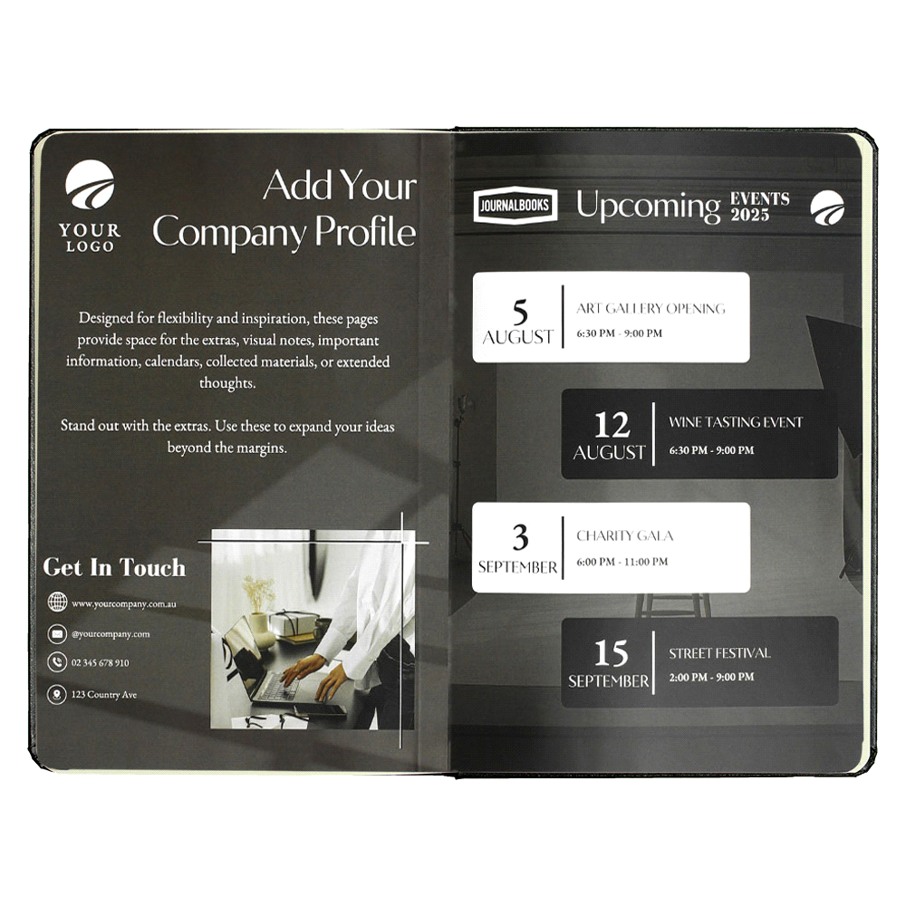 Ambassador Bound JournalBook – Diaries – The Range – available in Black, Lime Green, Orange, Red and 2 more – thumbnail 36 of 36
