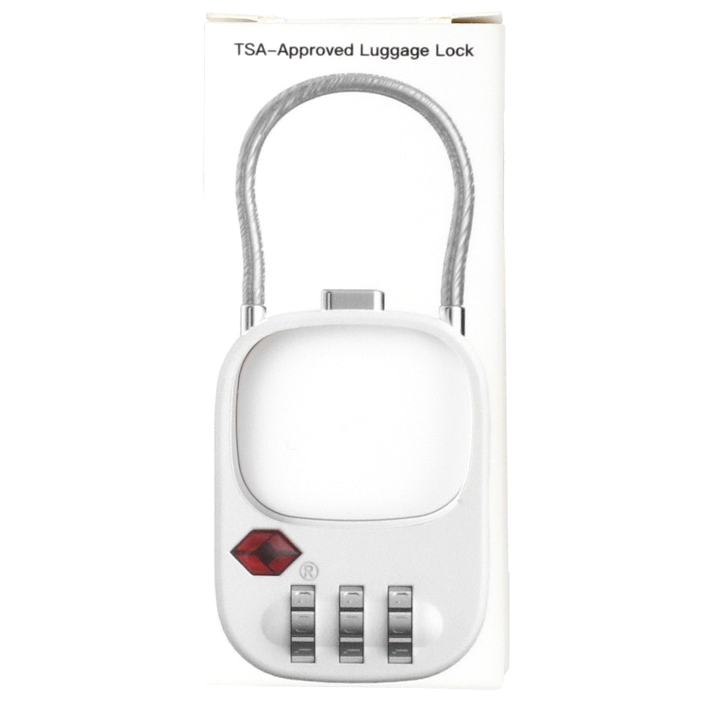 Atlas TSA Lock – Luggage Tags – The Range – available in Black and White – thumbnail 15 of 19