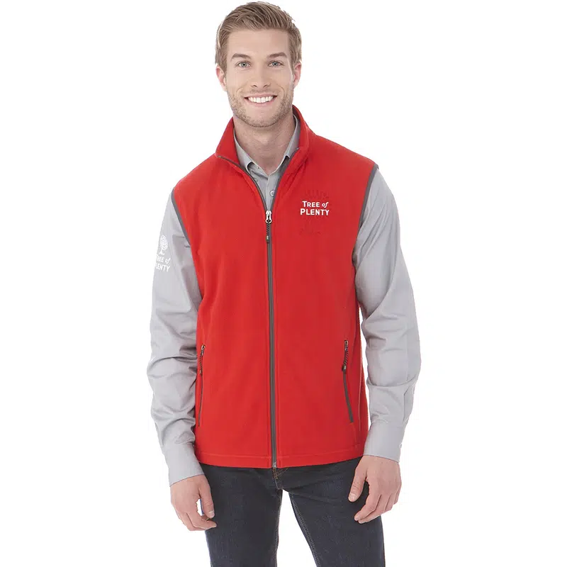 Tyndall Polyfleece Vest - Mens – Hoodies – available in black, blue, grey, red colours