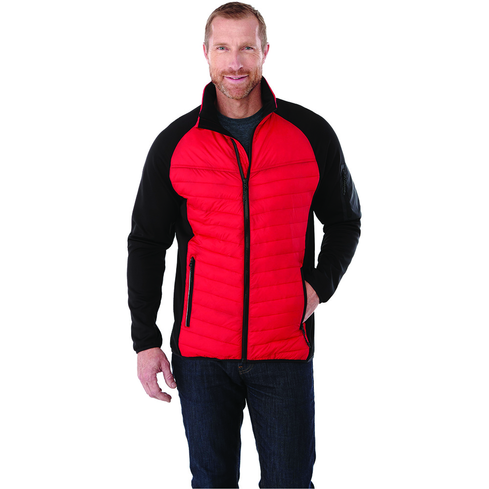 Banff Hybrid Insulated Jacket - Mens – Jackets – Apparel Range – available in Black/Black, New Royal/Black, Team Red/Black and Vintage Navy/Vintage Navy – thumbnail 4 of 15