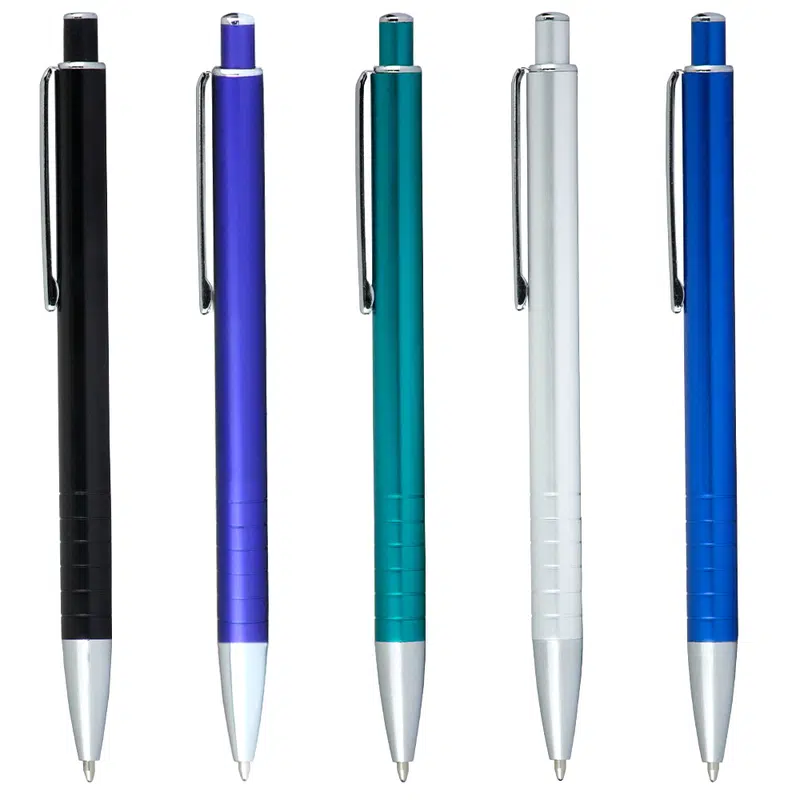 Molero Click Action Ballpoint Pen – Metal Pens – available in black, blue, silver colours