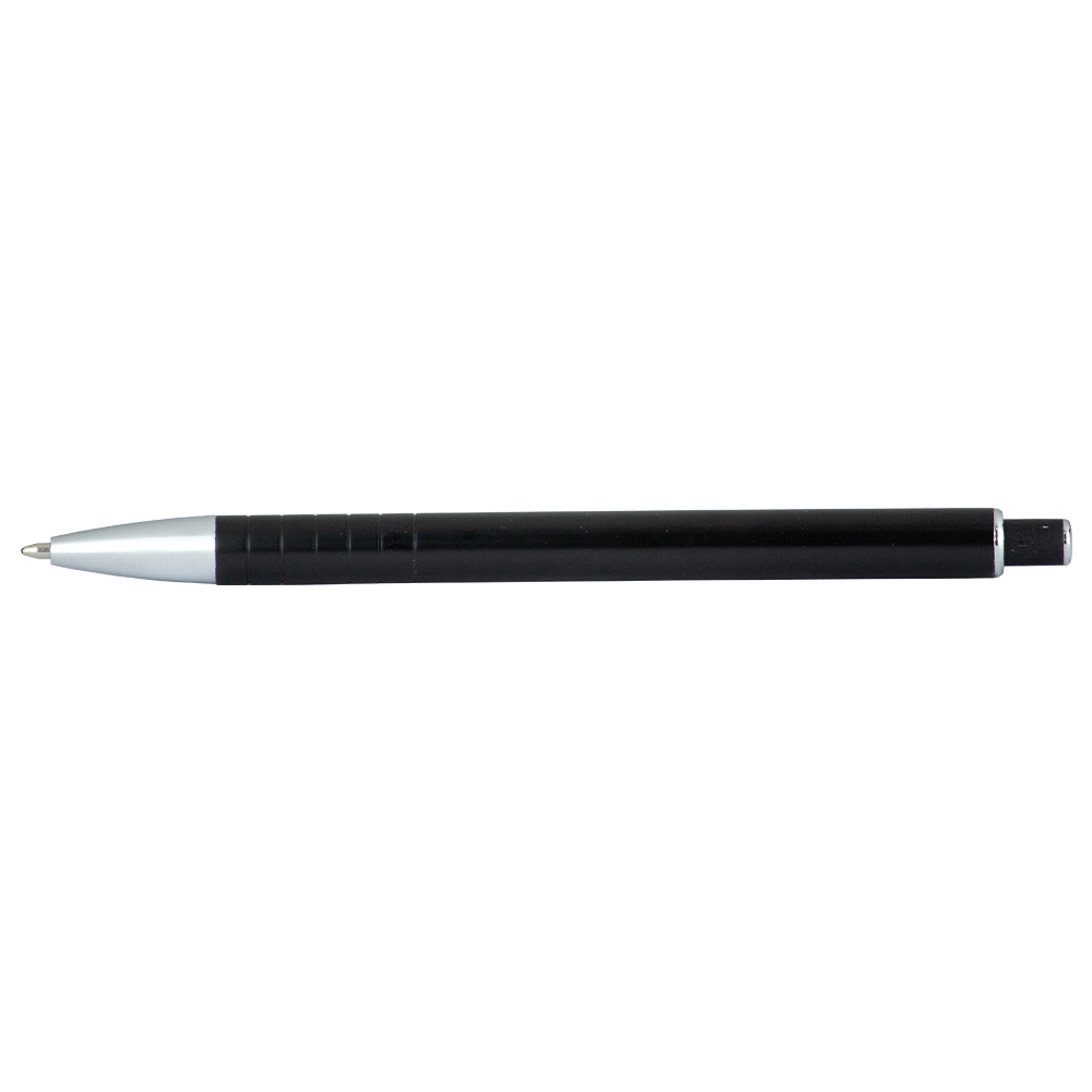 Molero Click Action Ballpoint Pen – Metal Pens – The Range – available in Black, Navy, Silver and Teal – thumbnail 4 of 14