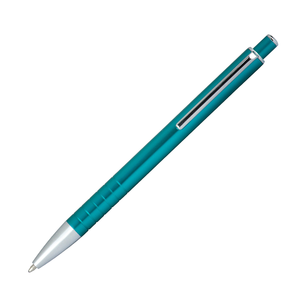 Molero Click Action Ballpoint Pen – Metal Pens – The Range – available in Black, Navy, Silver and Teal – thumbnail 13 of 14
