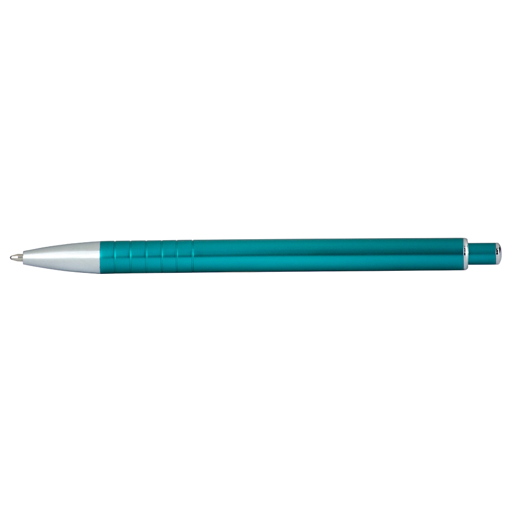 Molero Click Action Ballpoint Pen – Metal Pens – The Range – available in Black, Navy, Silver and Teal – thumbnail 6 of 14