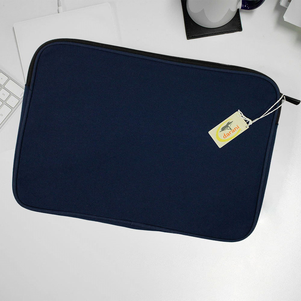 Darani GRS Recycled Canvas 16" Laptop Sleeve – Laptops – The Range – available in Black and Navy – thumbnail 13 of 15