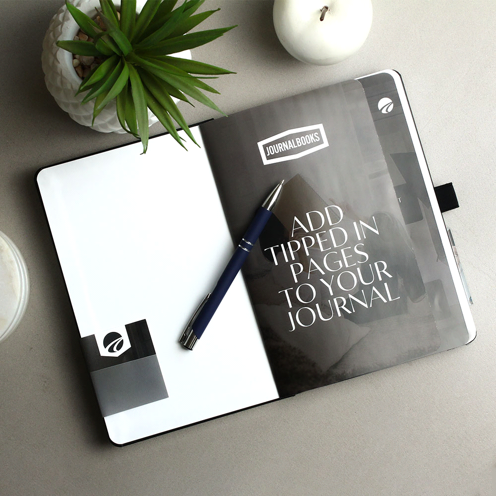 Nova Bound JournalBook w/ Blank Pages – Diaries – The Range – available in Black, White – thumbnail 3 of 16