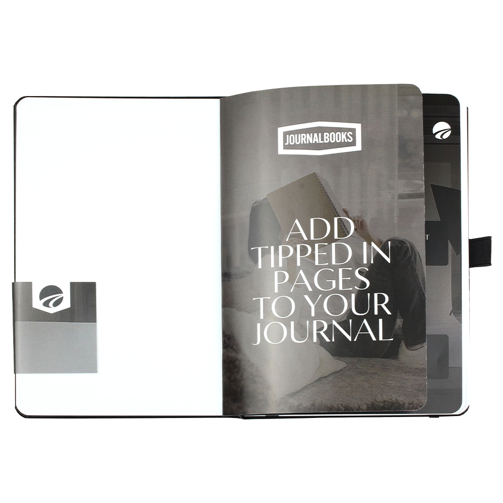 Nova Bound JournalBook w/ Blank Pages – Diaries – The Range – available in Black, White – thumbnail 5 of 16