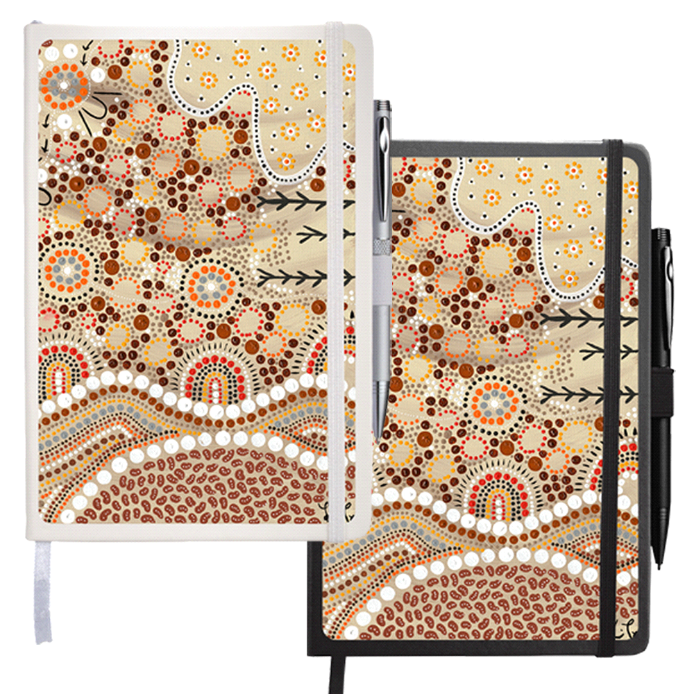 Nova Bound JournalBook w/ Blank Pages – Diaries – The Range – available in Black, White – thumbnail 2 of 16