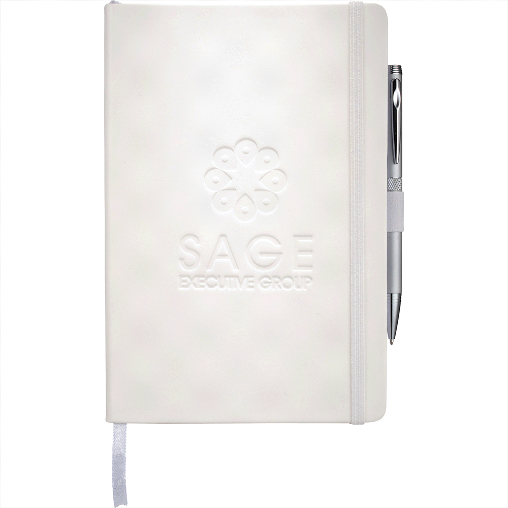Nova Bound JournalBook w/ Blank Pages – Diaries – The Range – available in Black and White – thumbnail 15 of 16